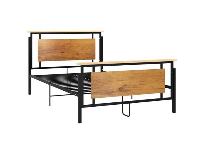 Luxe&Mode Cadre de lit - sans matelas - lit Adulte double - 2 ans garantie - métal 120x200 cm（95868）