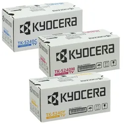 Kyocera 3-tlg. Toner-Set »TK-5240 CMY« blau