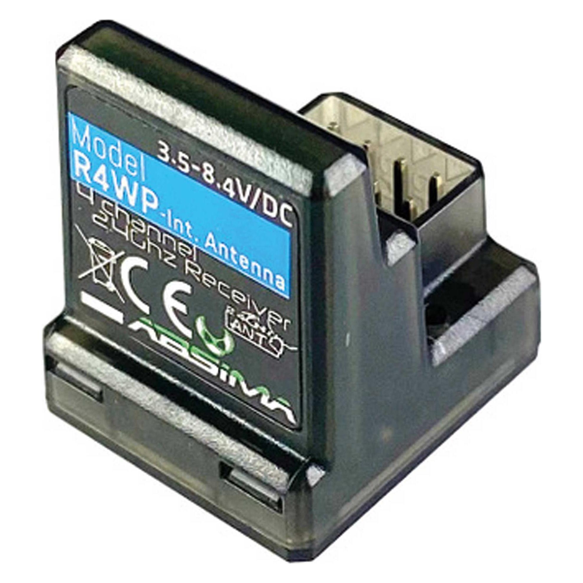 Absima 4-Kanal Empfänger R4WP passend für CR4S 2.4Ghz Fernsteuerung (2020015)