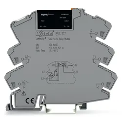 Wago 857-717 Solid-State-Relaismodul,Eingangsnennspannung AC/DC 115 V,Ausgangsspannungsbereich AC 24 ... 240 V,grau 857717