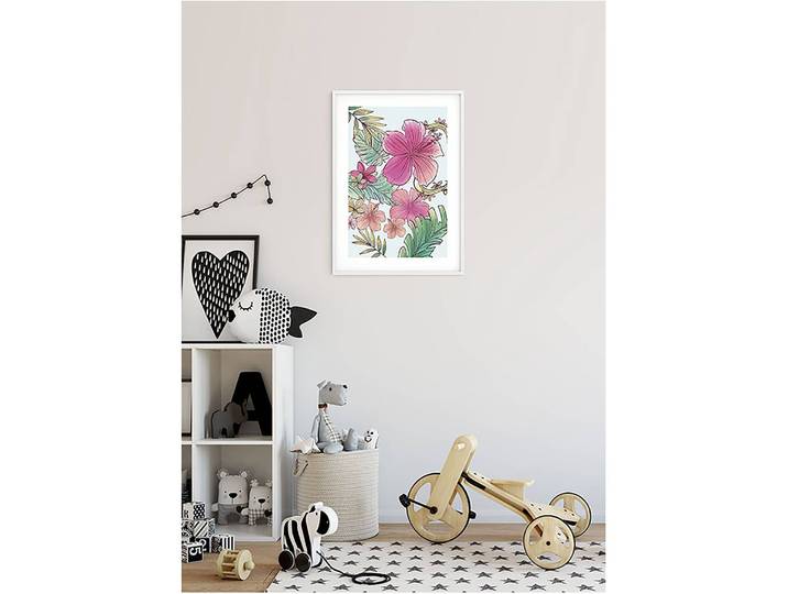 Wandbild Ariel Flowers 50 x 70cm Multicolor