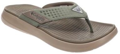 Columbia Boatside Flip Lea - Mens 10 Green Sandal Medium