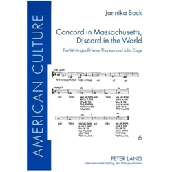 Concord in Massachusetts, Discord in the World, Fachbücher von Jannika Bock