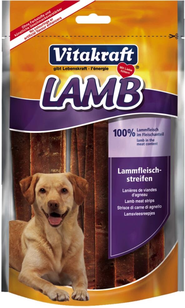Vitakraft LAMB STRISCE C/CARNE DI AGNELLO 80 GR.