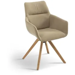 MAISON Stuhl Ontario Leder Grün Olive