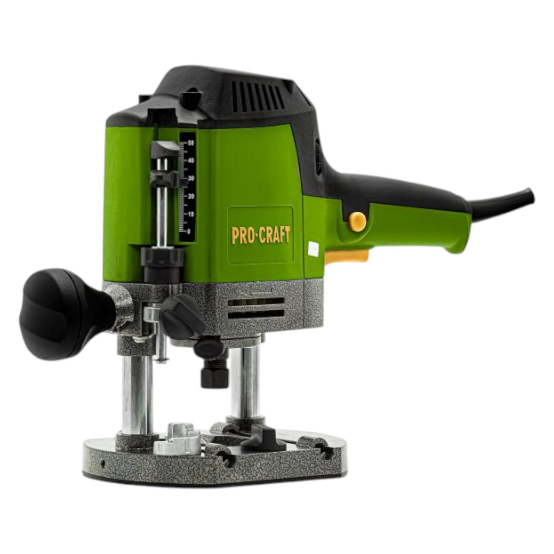 Procraft POB1200H Oberfräse 1200 Watt 6,0 / 8,0 mm (Oberfräse) (POB1200H)