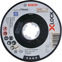 Trennscheibe Bosch für Edelstahl mit X-Lock Aufnahme ø: 125 x 1,6mm