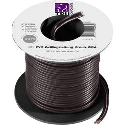 TRU COMPONENTS 1566632 Litze 2 x 0.75 mm² Weiß 20 m
