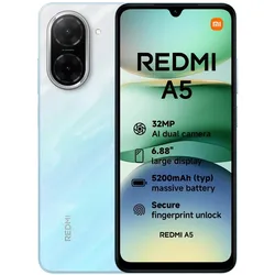 Xiaomi Redmi A5 4G (64 GB, Ocean Blue, 6.88", Dual SIM, 4G), Smartphone, Blau