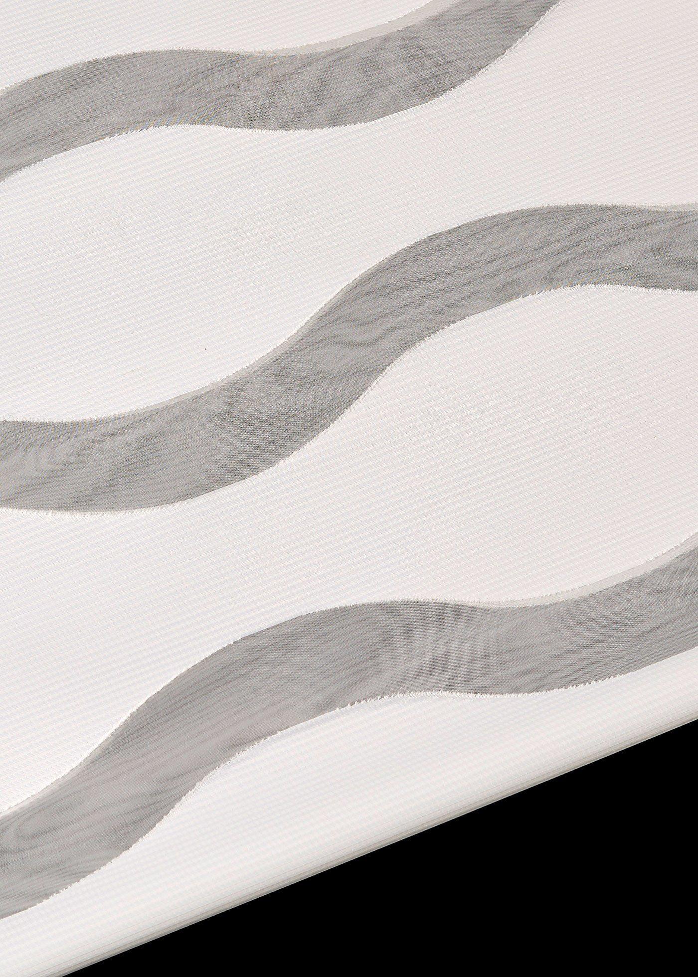 bonprix Doppelrollo mit Wellen, weiß, Gr.200x80 cm, Toller Sichtschutz in modisch gewellt