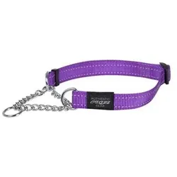Rogz Fanbelt Halfslip Halsband Paars (L, Hund, Allgemein), Halsband + Leine
