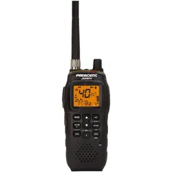 President Jerry 40100 CB-Handfunkgerät, Walkie Talkie, Schwarz
