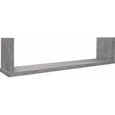 Wandregal MÄUSBACHER "Mio", grau (betonfarben), Regale, Wandregal