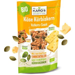 Dr.Kargs Cracker Vollkorn Snack, BIO, Käse & Kürbiskern, 110g