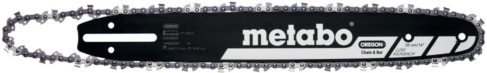 Metabo Set Oregon Sägeschiene 35 cm + Sägekette 35 cm (3/8"LP / 1,1mm) (628421000)