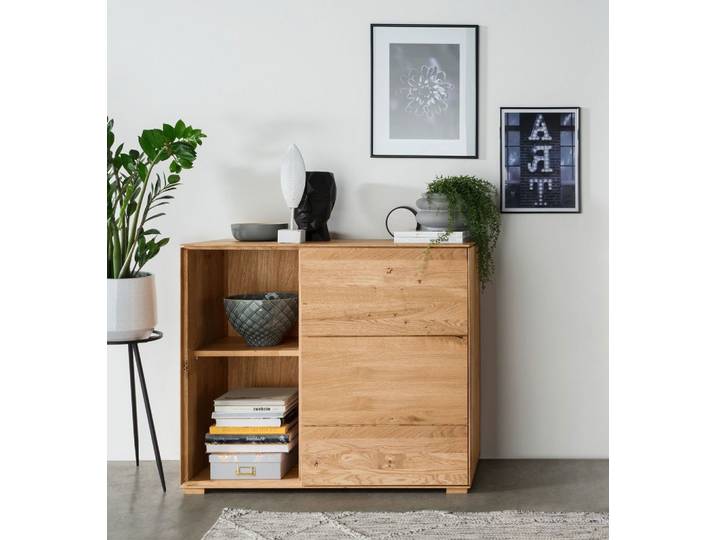 Kommode hängend oder stehend 97cm 'Prag' Wildeiche geölt WZ-0546