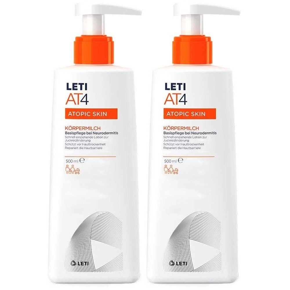 Leti AT4 Körpermilch 2x 2x500 ml Milch