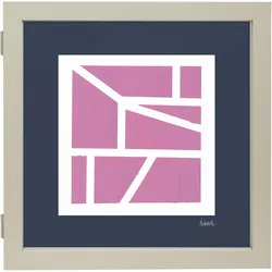 Hübsch, Bilderrahmen, Plex Rahmen 50x50 Sandfarben (59 x 58 cm)