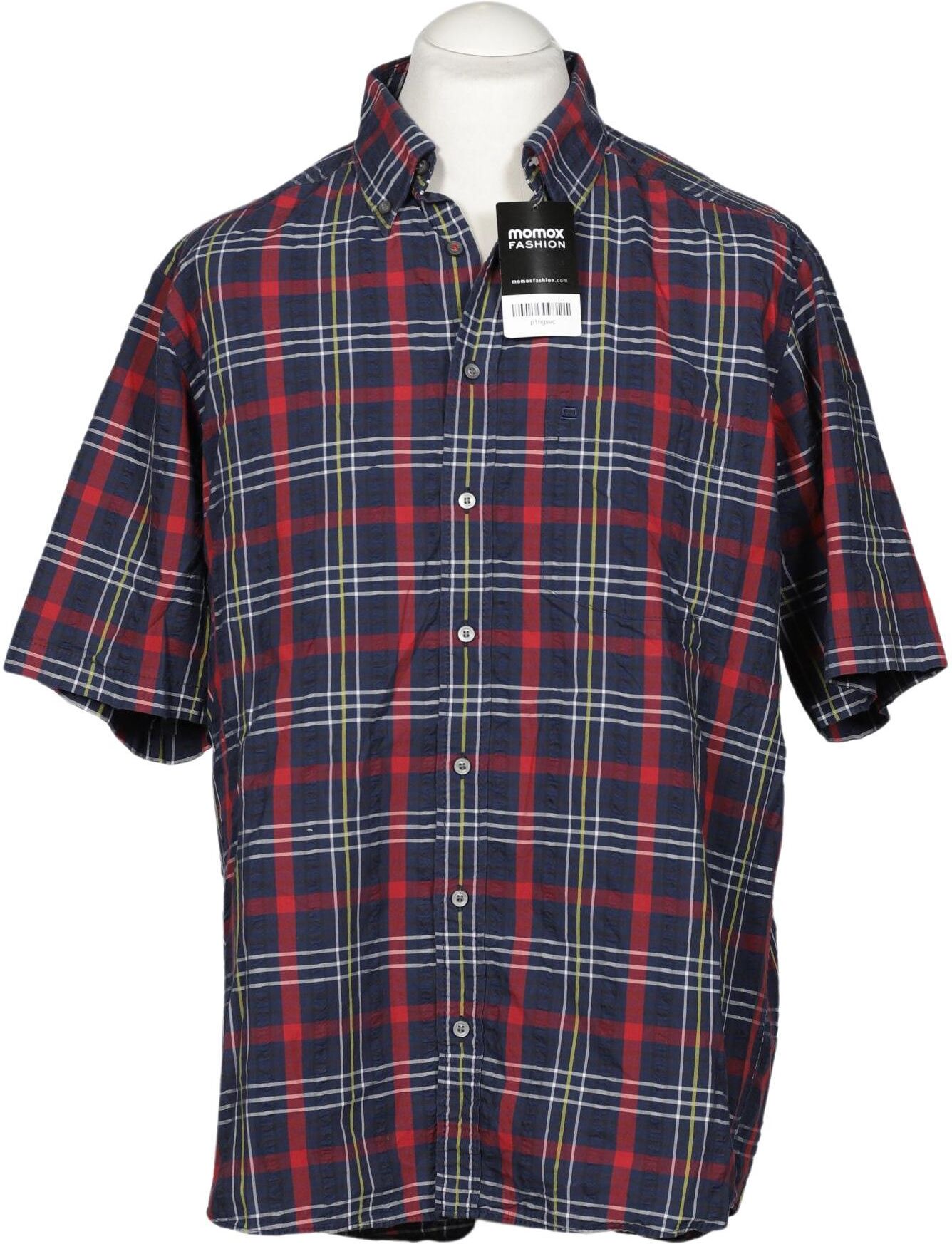Olymp Herren Hemd, Mehrfarbig, Gr. L, Baumwolle / Mohair - Second Hand