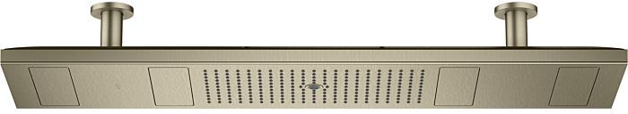 Hansgrohe Axor ShowerHeaven Kopfbrause 10629820 1200x300mm, mit Beleuchtung 5000 K, brushed nickel