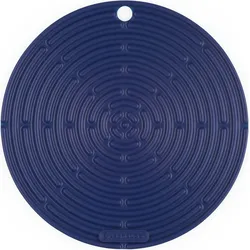 Le Creuset Untersetzer für heißes Geschirr 20 cm tiefes Blau