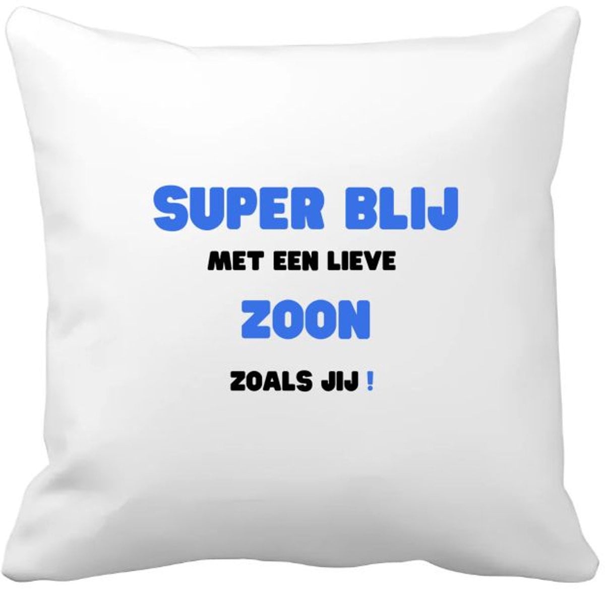 Akyol Kussenhoes Zoon - Cadeau voor Zoon - 40 x 40 cm