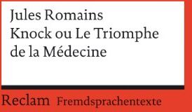Knock ou Le Triomphe de la Medecine. - Preis vom 30.09.2026 09:01:18 h
