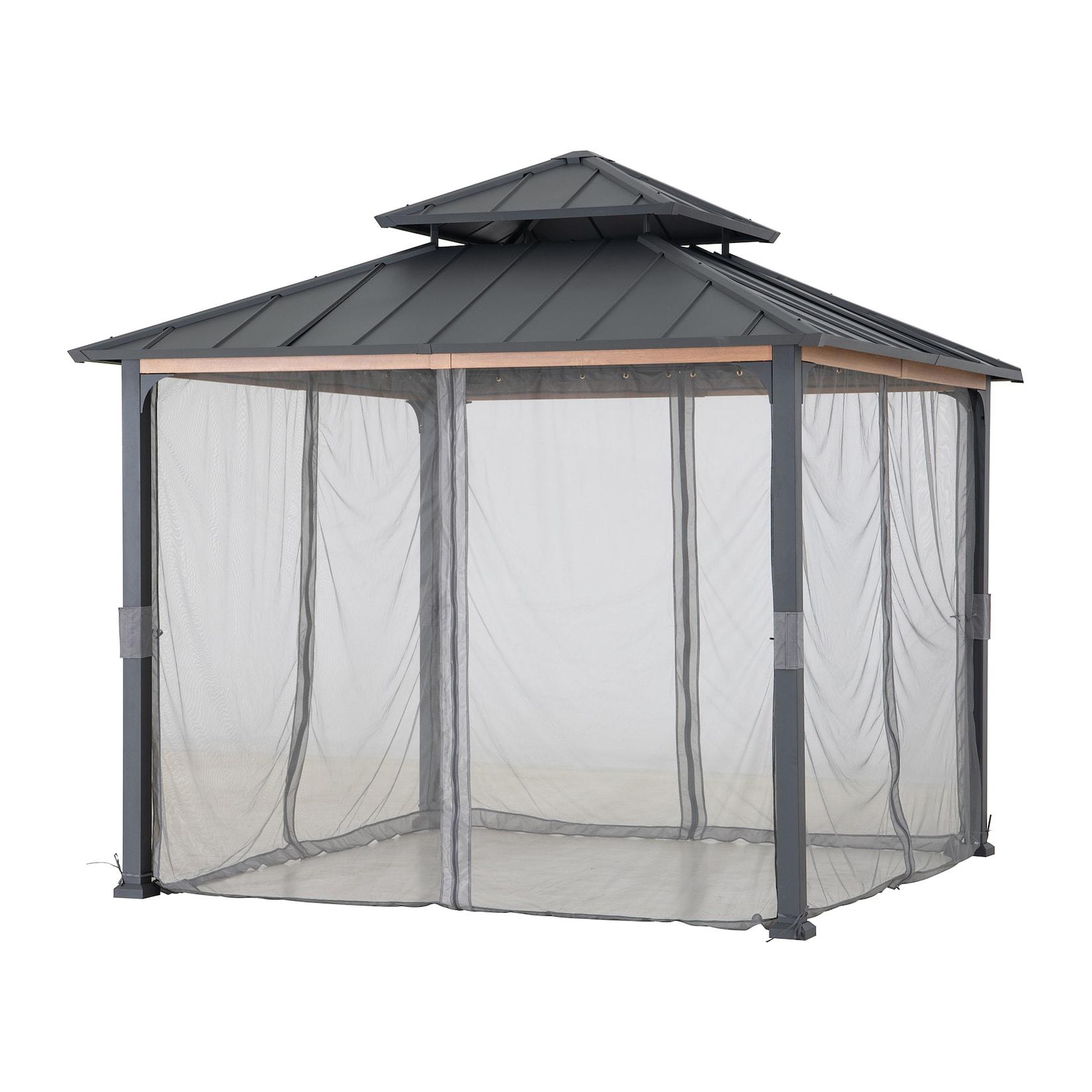 Sunjoy Netz für Zedernholz Gazebo 300cm x 300cm