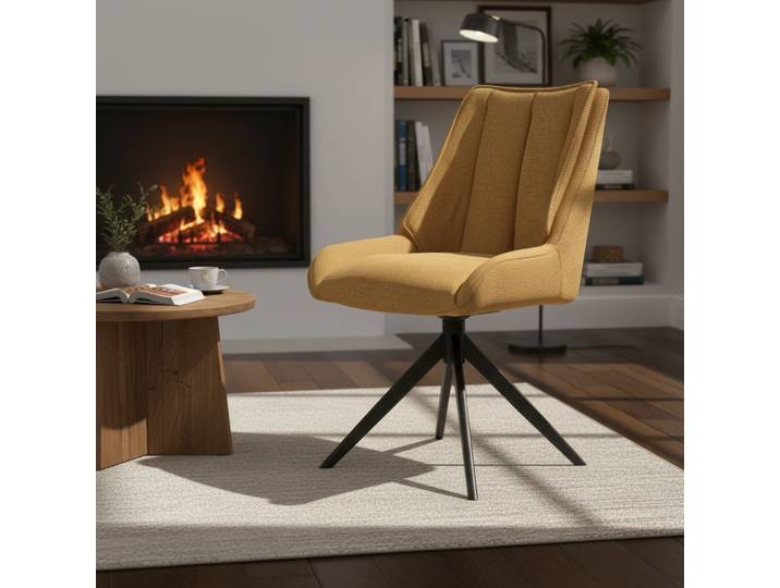 Paire de Chaise WEBBER Moutarde