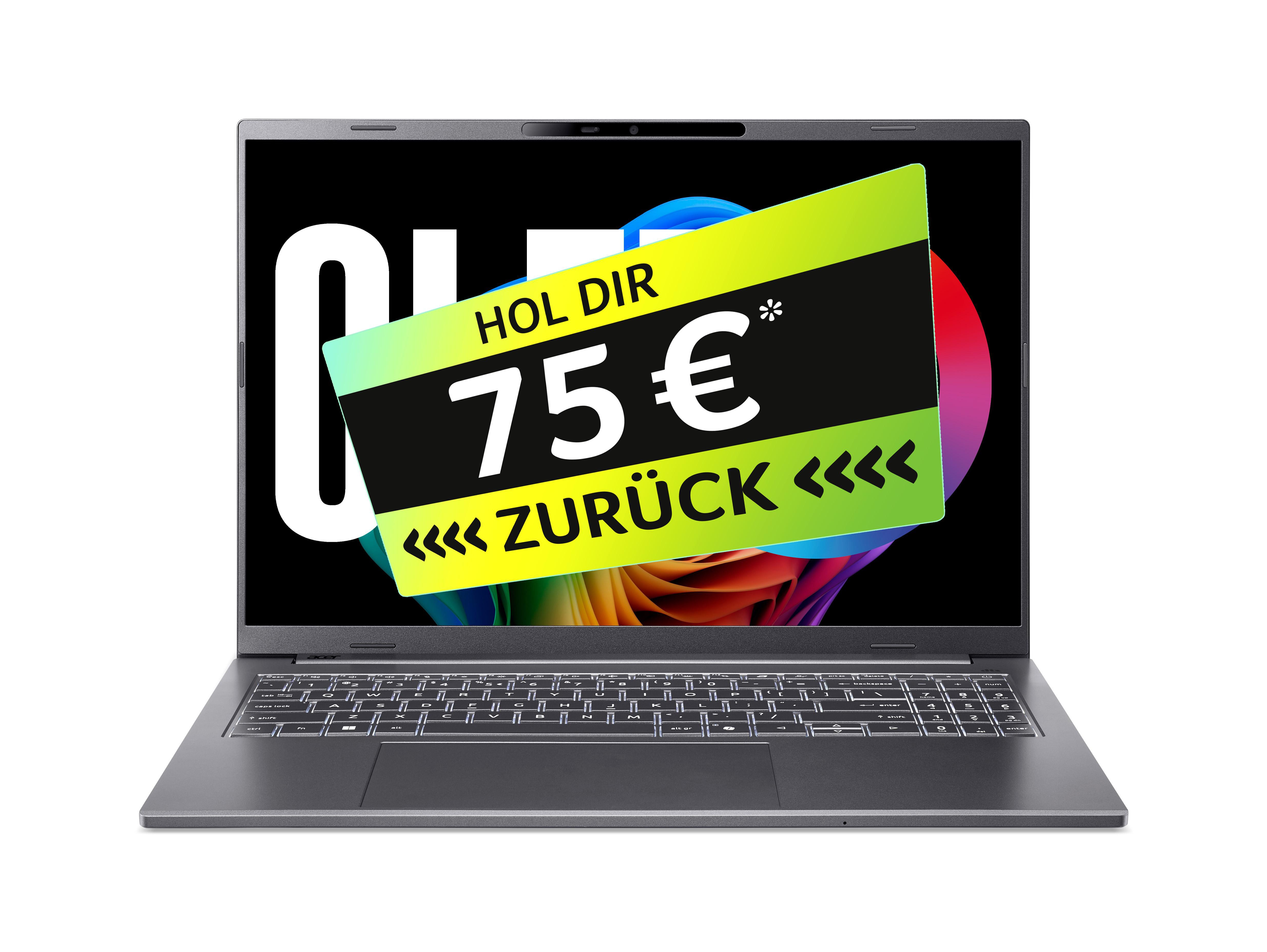 Acer Aspire 16 AI OLED A16-61M-R2R1 16" WUXGA OLED Ryzen AI 5 330 16GB/512GB Win11 NX.JP0EG.010
