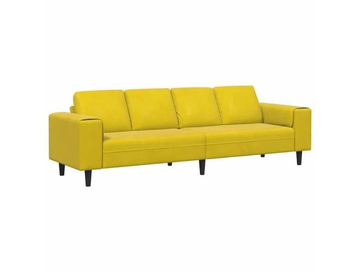 Ensemble de Canapés Jaune Velours