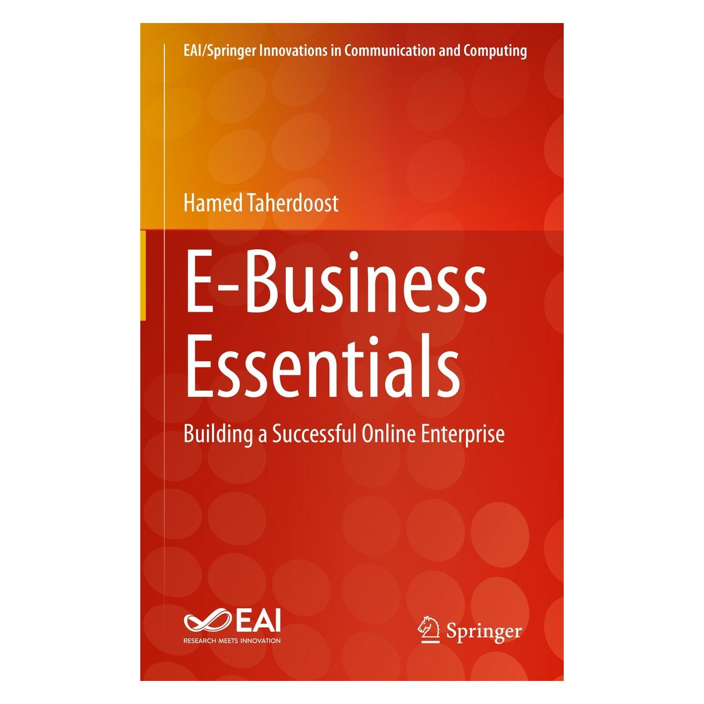 Springer E-Business Essentials (Englisch, Hardcover, Hamed Taherdoost) (9783031396250)