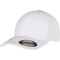 FLEXFIT Unisex 6-Panel Recycled Flexfit Kappe Klassische Cap 6277RP white S/M