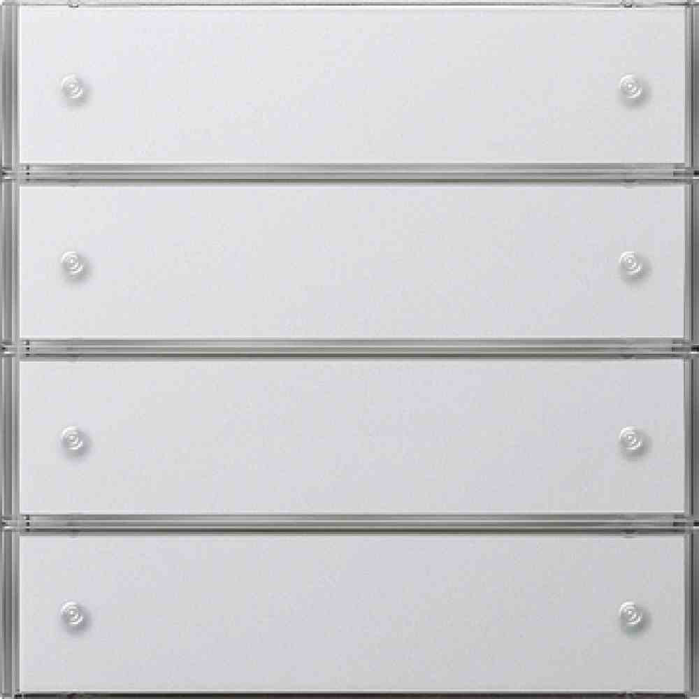 Gira 2034112 Aanraaksensor, 3-voudig, comfort, KNX, wandbediening, zuiverwit, glanzend