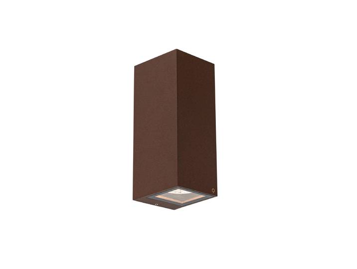 Applique murale industrielle rouille brun 2 lumières AR70 IP54 -