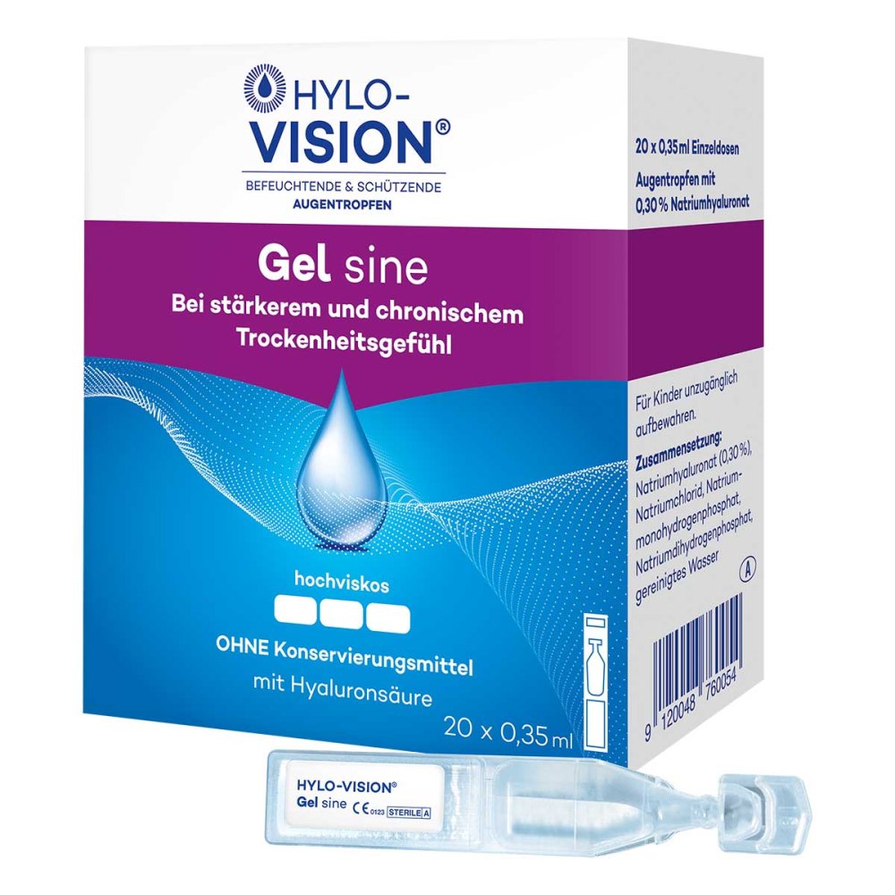 OmniVision GmbH Hylo-Vision Gel Sine Einzeldosispipetten 03114098