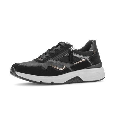 Sneaker GABOR "Sneaker low", Damen, Gr. 35, grau, Schuhe Sneaker