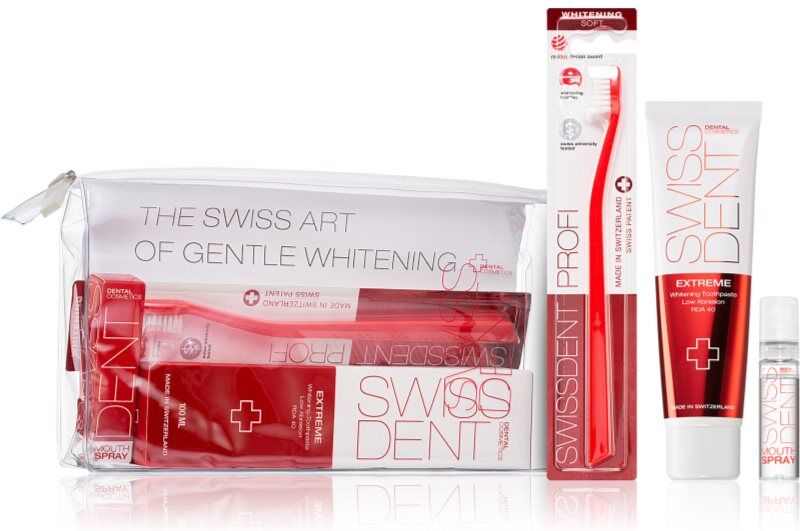 Swissdent Extreme Promo Kit Ensemble de soins dentaires pour un blanchiment délicat et une protection de l'émail dentaire