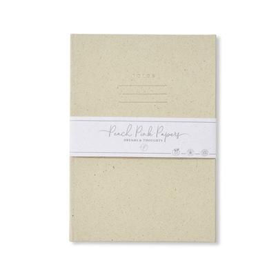 Recycled Paper Notizbuch, gras, 14x20cm, 96 Seiten, liniert