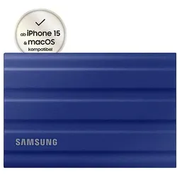 Samsung T7 Shield 1TB - Blau für PC/Mac