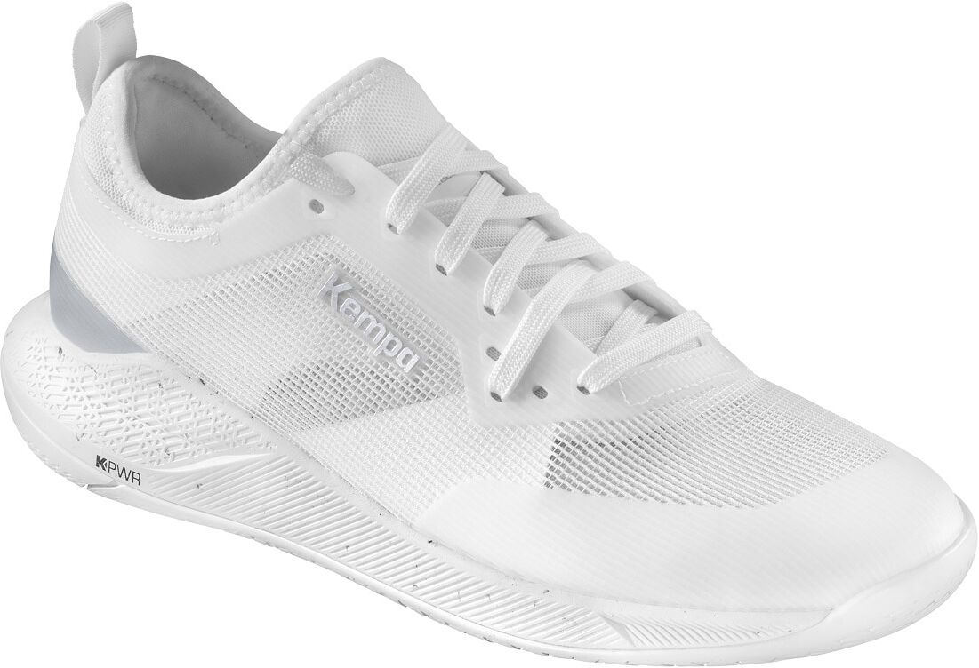 Hallenschuh KEMPA "Hallen-Sport-Schuhe Kourtfly W", Herren, Gr. 6,5, weiß (weiß, silber), Obermaterial: 100% Textilmaterial TEXMAT., Schuhe Hallenschuh