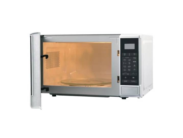 easyPART passend für SHARP 18100725 R-270 Mikrowelle 20L weiß 800Watt LED-Display Timer QuickDefrost kindersicher, Durchmesser Drehteller, 245 mm --- BEDIENUNG, Bedienelemente, Max
