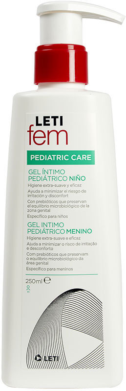Leti Pharma Letifem Paediatric Care gel íntimo pediátrico niño 250 ml