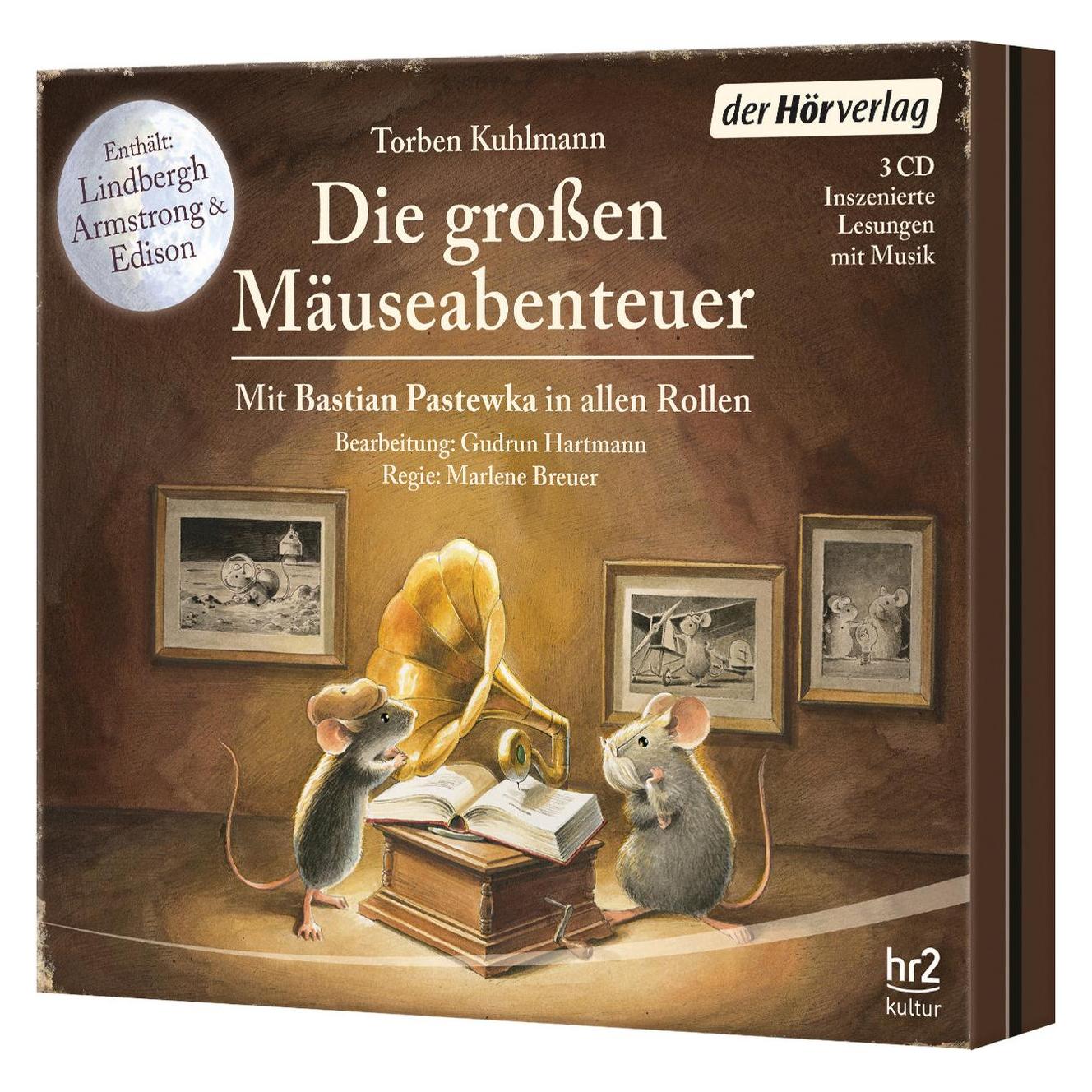 DHV Die grossen Mäuse-Abenteuer (Bastian Pastewka, Gudrun Hartmann, Marlene Breuer, Stefanie Hatz, Torben Kuhlmann, Deutsch) (14663722)