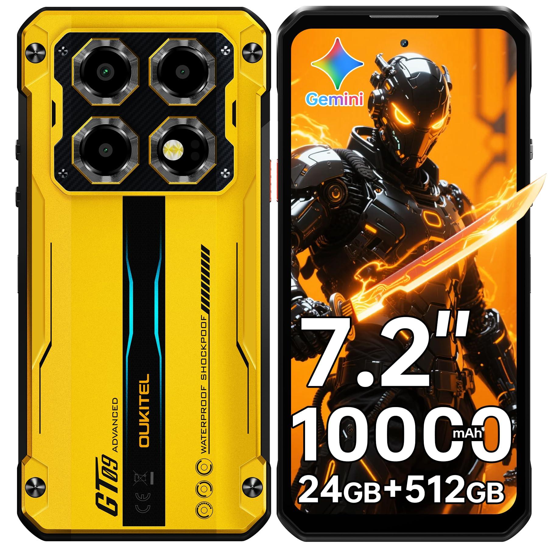 OUKITEL WP60 4G Outdoor Handy ohne Vertrag, 10000mAh, 7,2" 120Hz, IP68