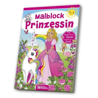 Malblock A5 - Prinzessin, Taschenbuch von , Media Verlagsgesellschaft