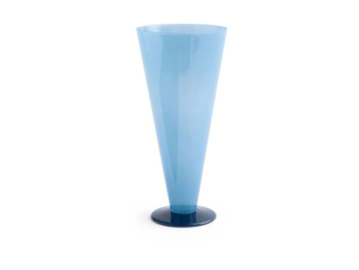 HAY Vase Conical Petrol blue-dark blue, large