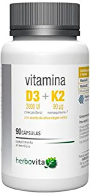 Herbovita Vitamin D3+K2 90 Caps