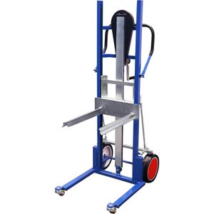 VARIOfit Hubkarre sg-154.008, mit Gabel, Hub 1300mm, Vollgummireifen, Tragkraft 250kg