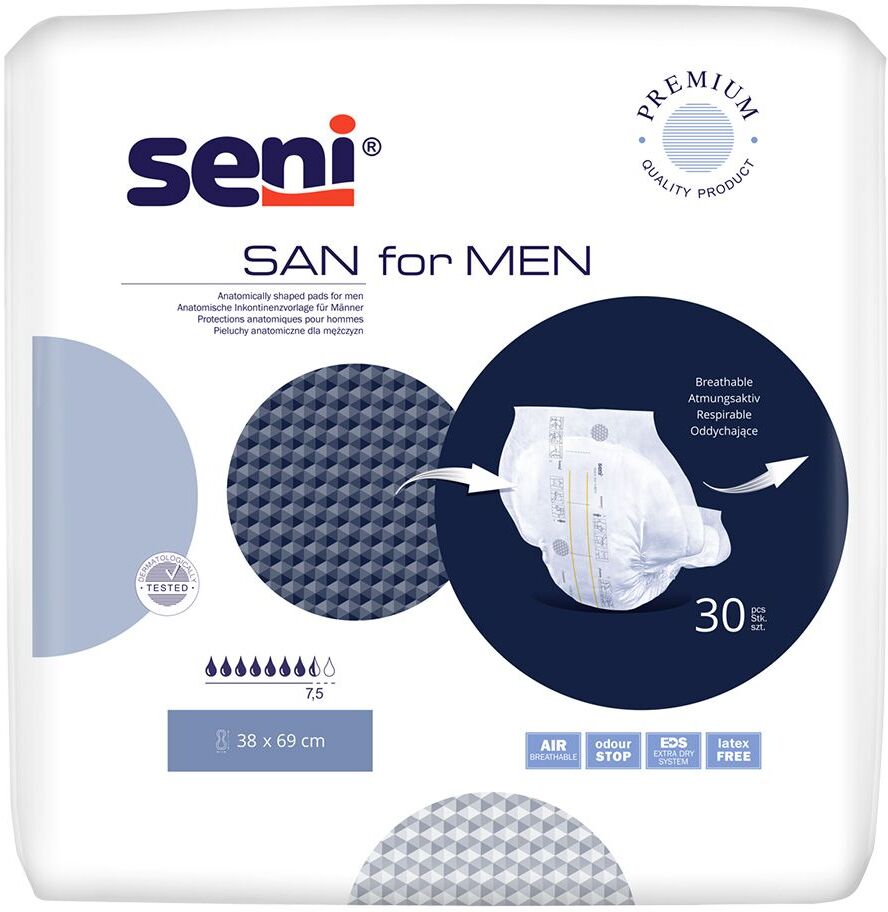 Seni San for Men Inkontinenzvorlage 30 St Beutel